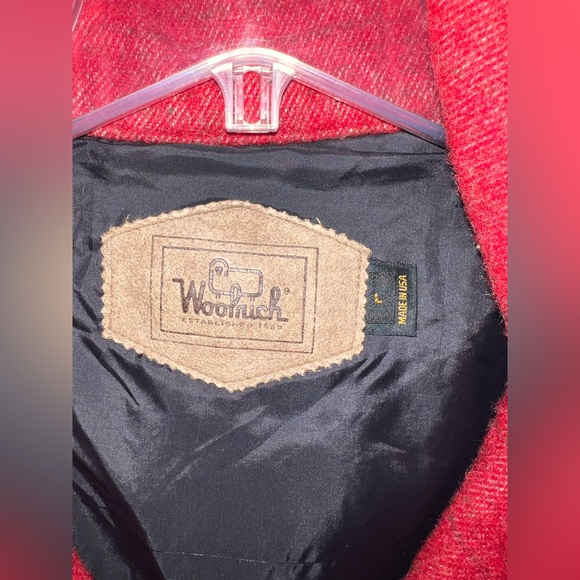 SOLD Vintage Woolrich Southwestern Aztec Wool Long Jacket Trench Coat Size Large - Picture 6 of 11